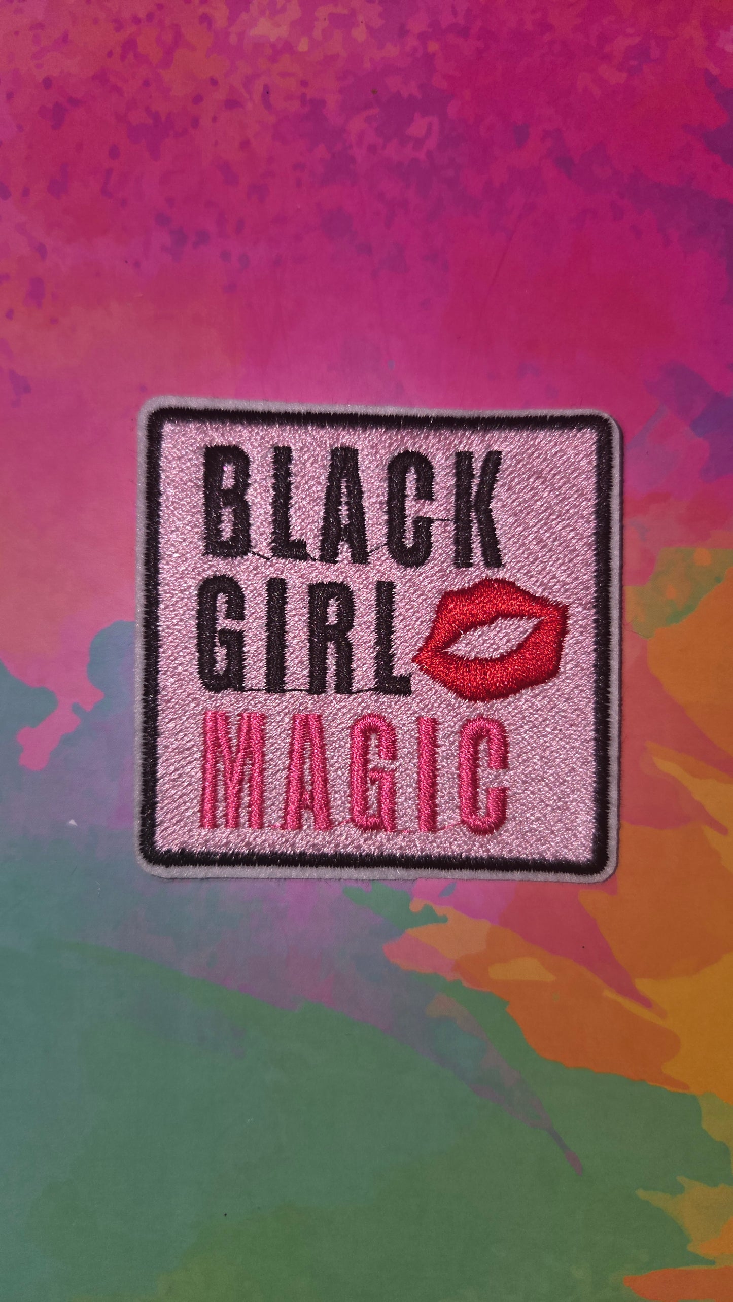 Black Girl Magic Iron On Patch