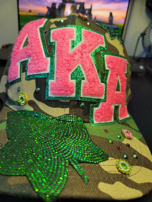 AKA Bling Camo Hat