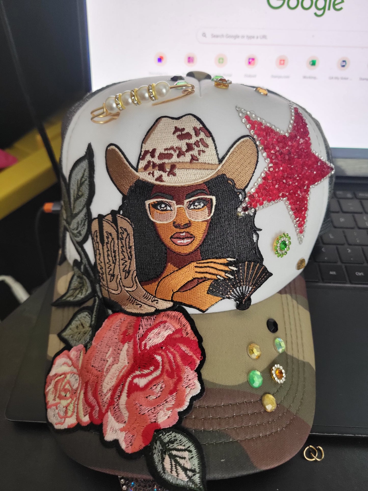 Cowgirl & Roses Trucker Hat