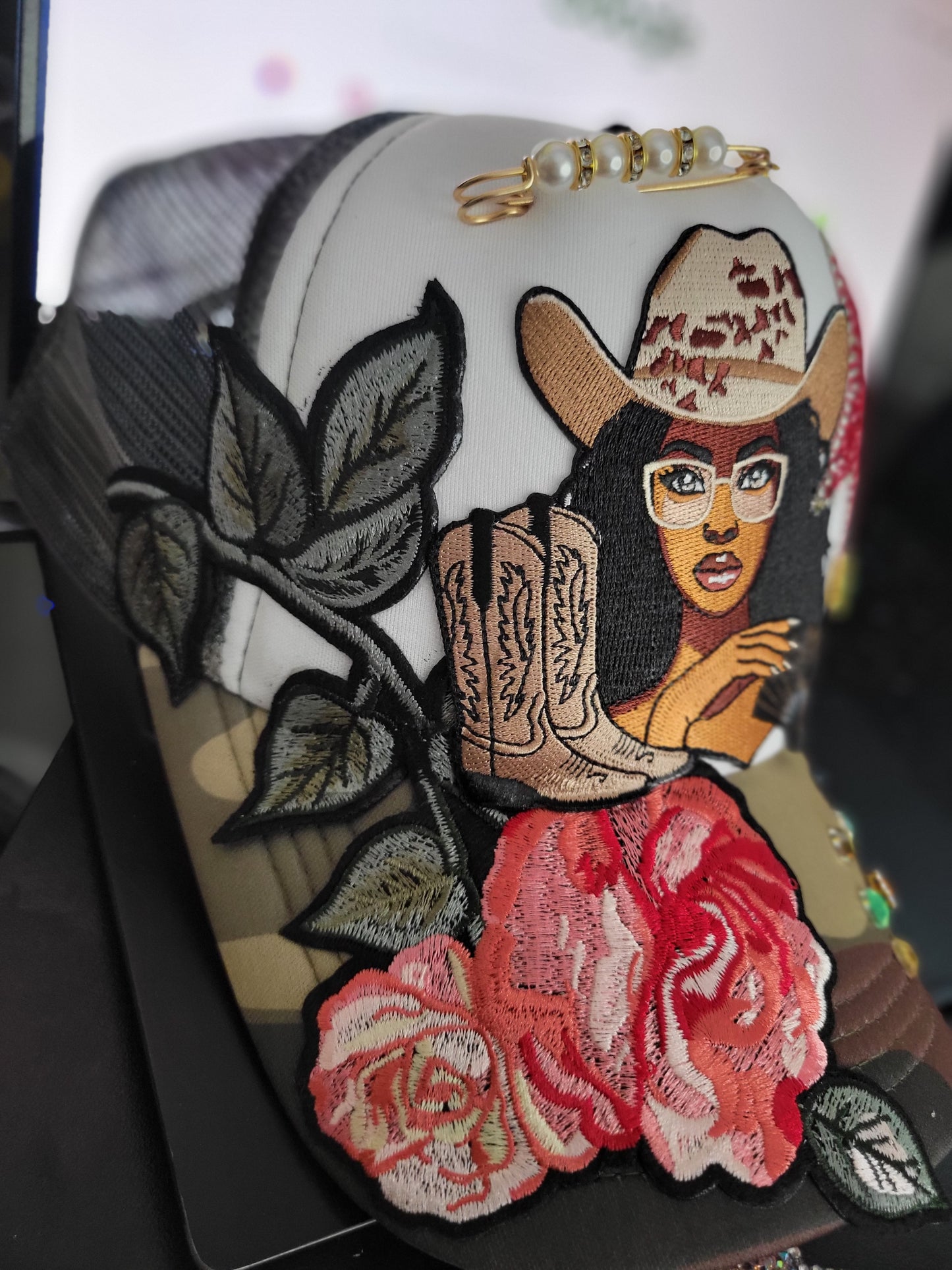 Cowgirl & Roses Trucker Hat