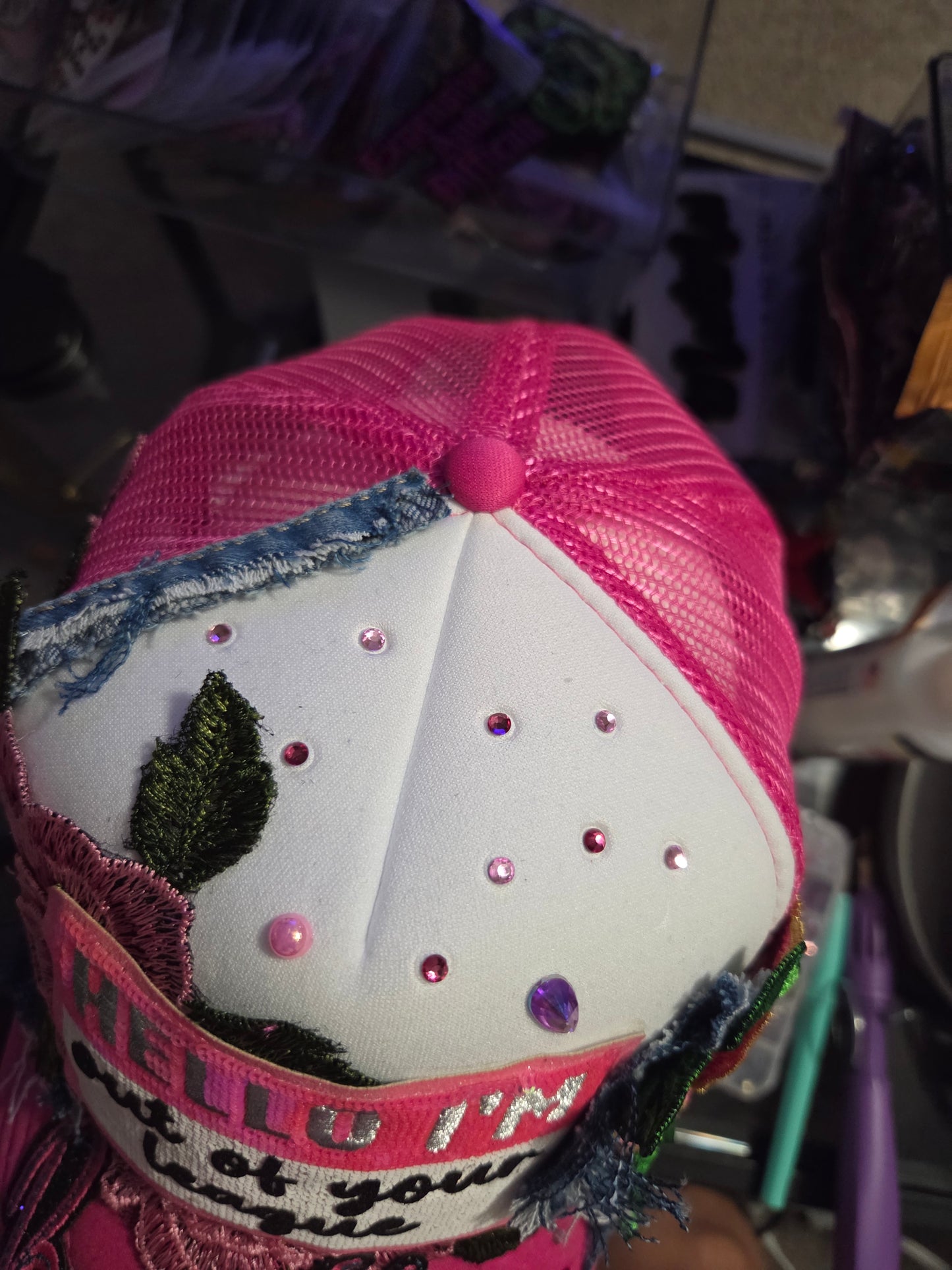 Hello, I'm Out of Your League Trucker Hat