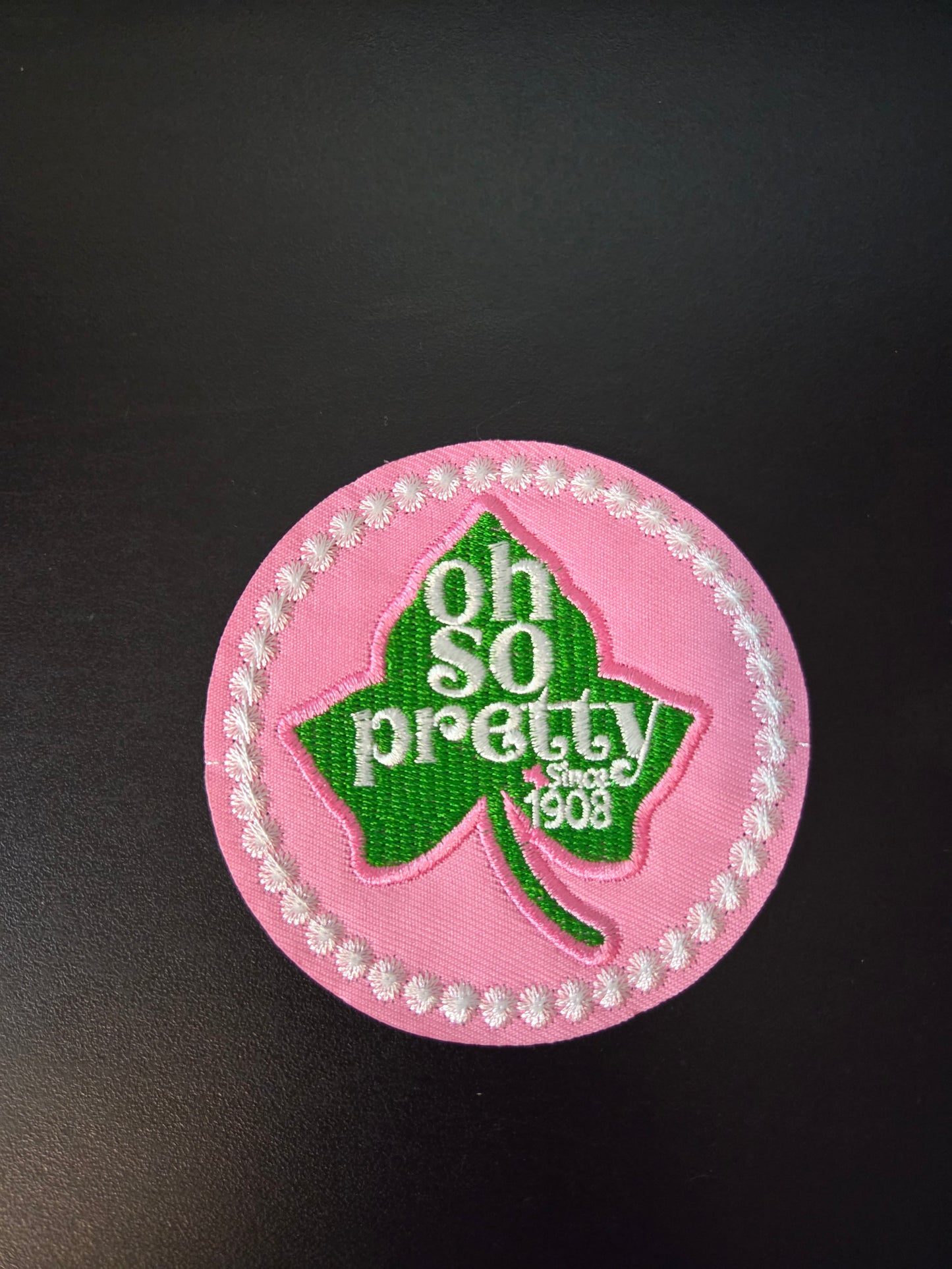 AKA Oh So Pretty Iron On Patch
