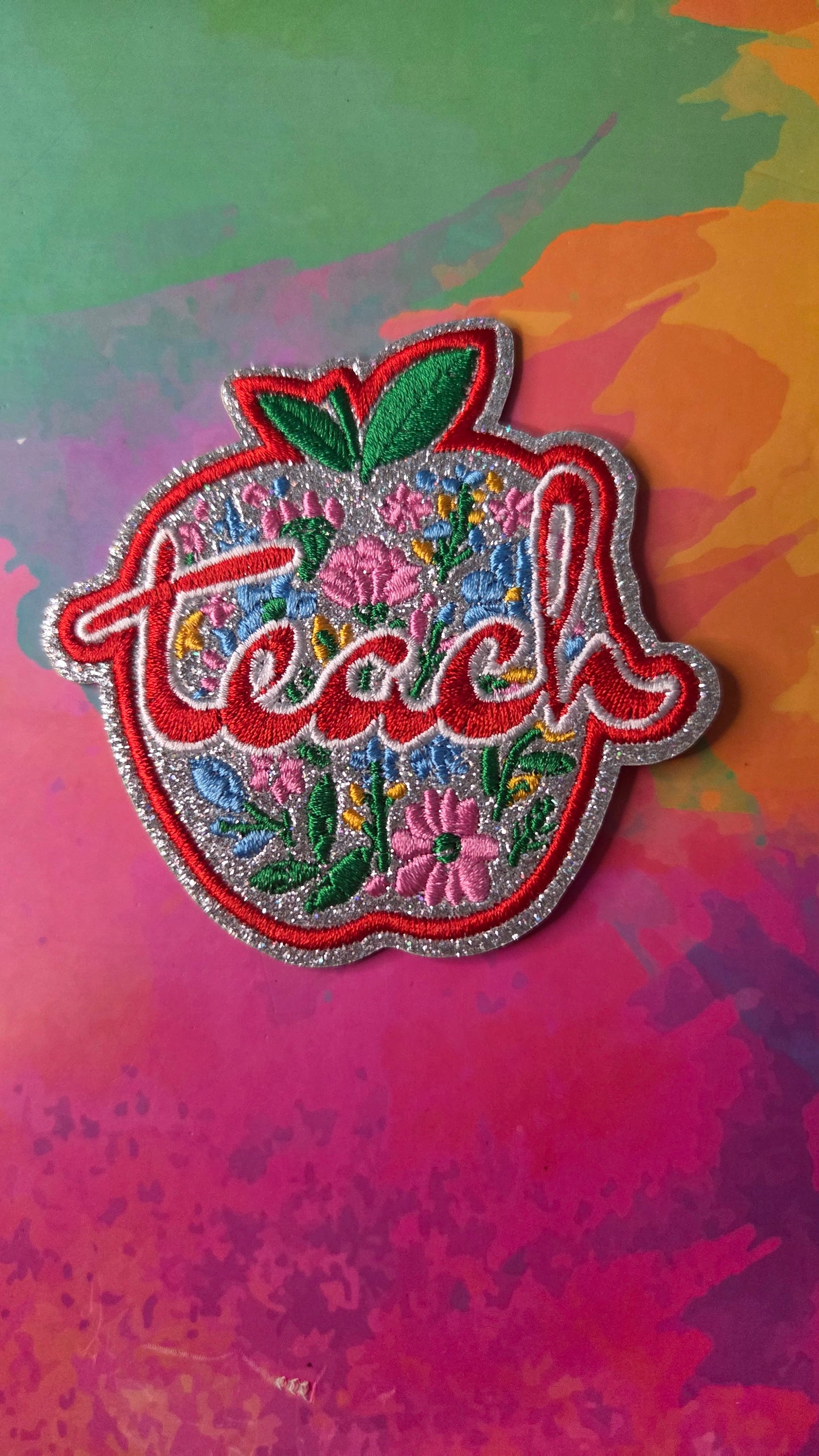 Teach Apple Patch (2 Colors)