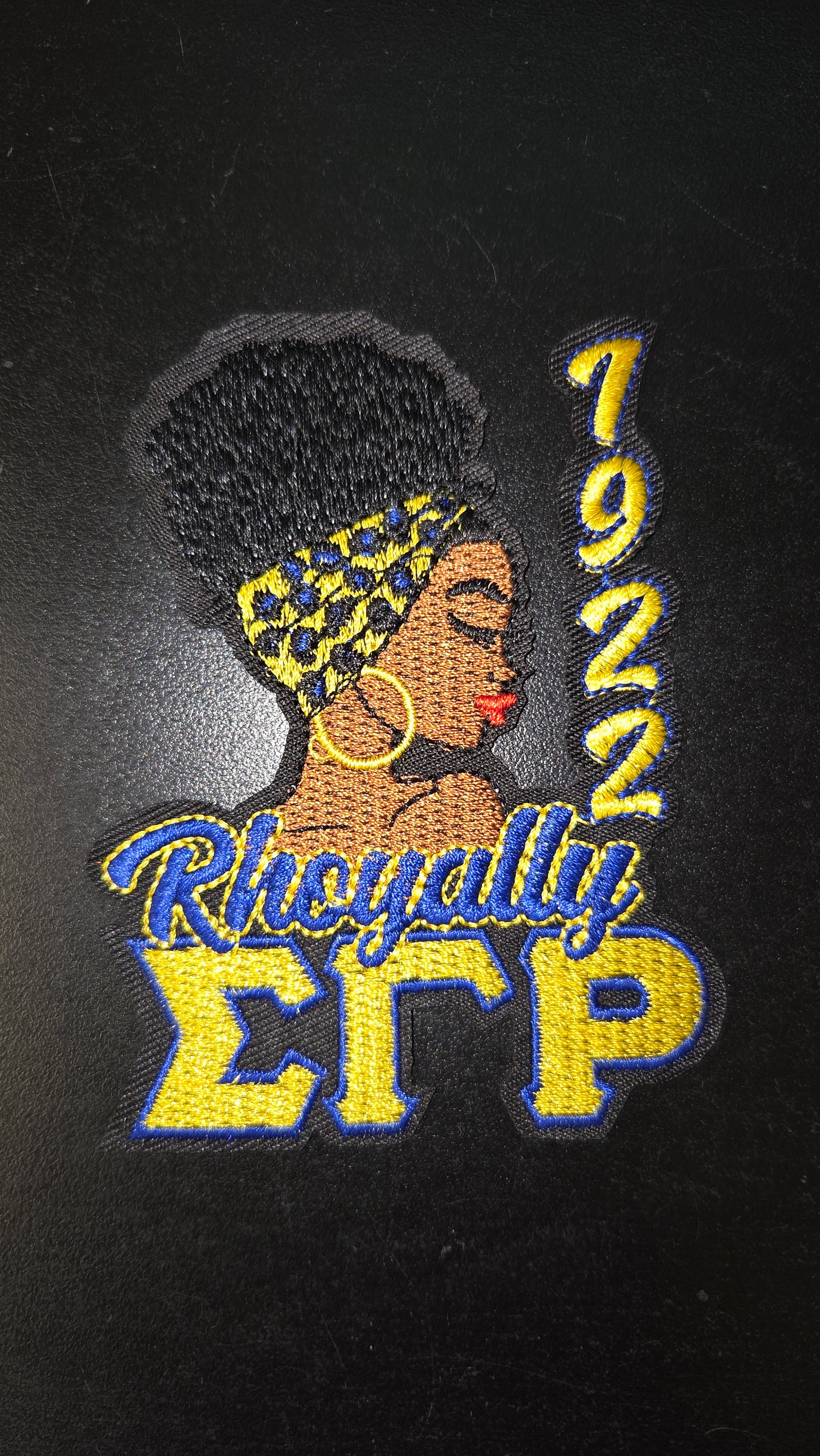 Sigma Gamma Rhoyally 1922 Iron On Patch