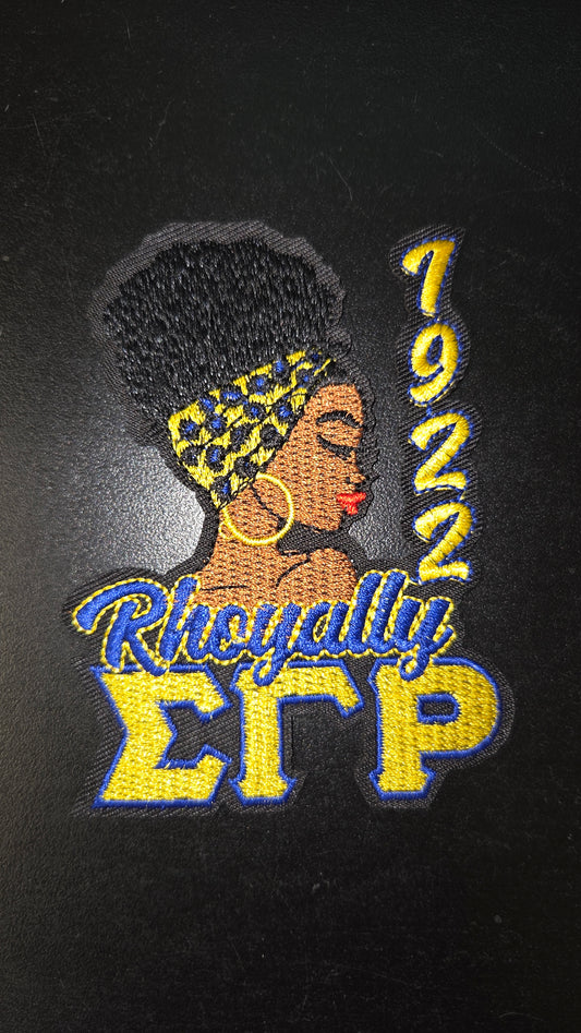 Sigma Gamma Rhoyally 1922 Iron On Patch