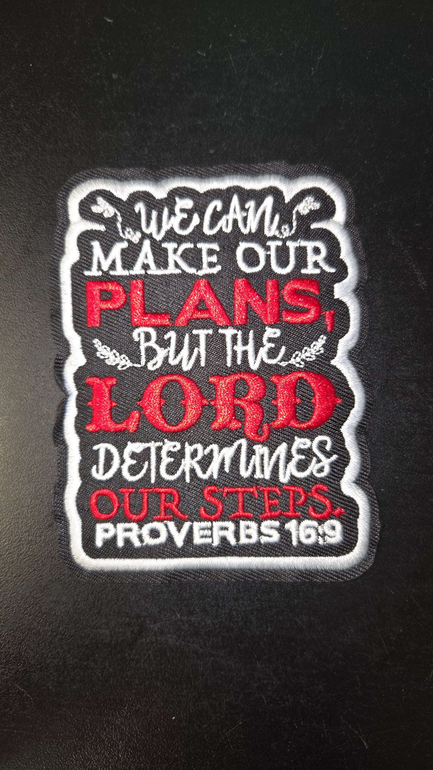 We Can Make Our Plans....Iron on Patch