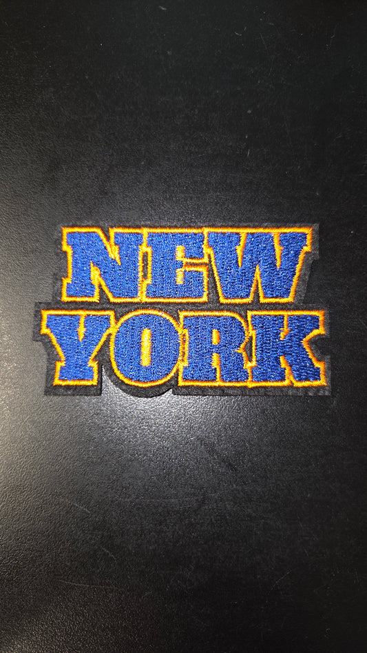 New York Iron On Patch