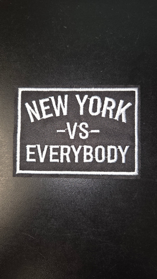 New York vs Everybody Iron On Patch