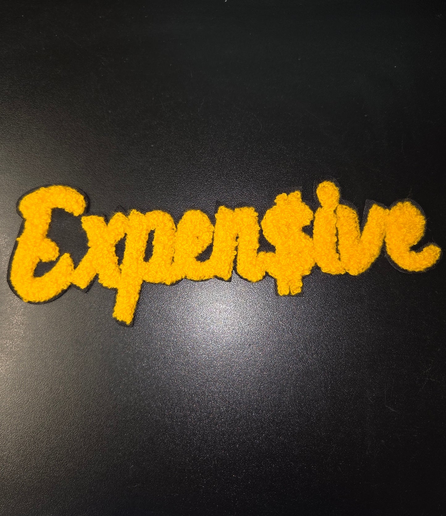Expensive - Chenille Iron On Patch
