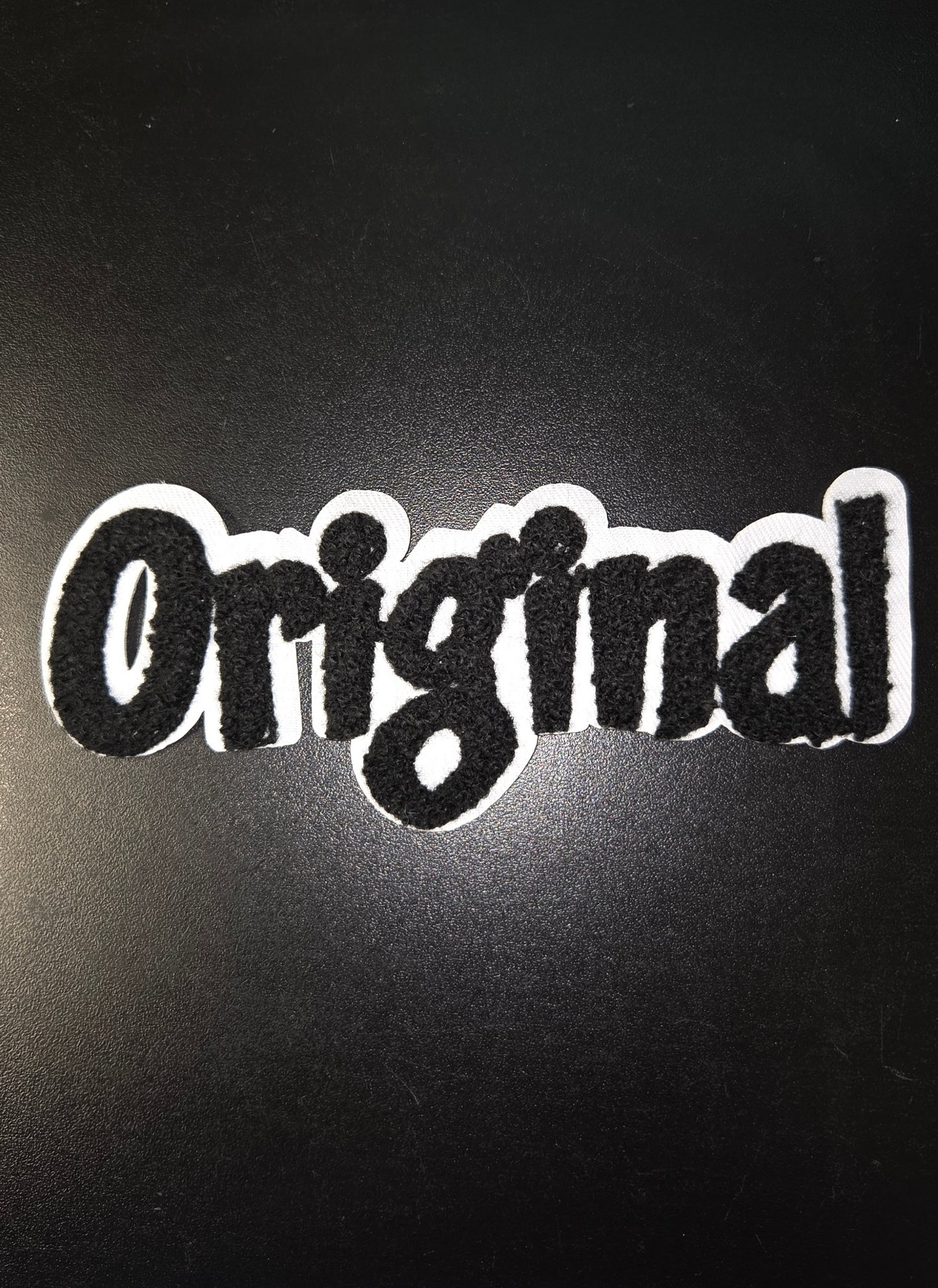 Original - Chenille Iron On Patch