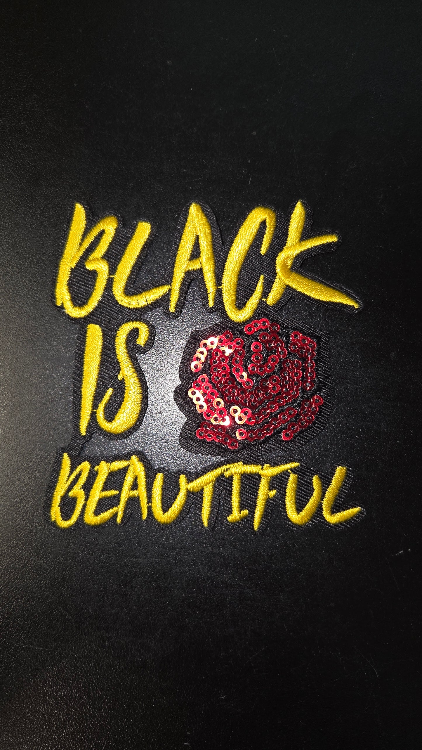 Black Is Beautiful Iron On Patch