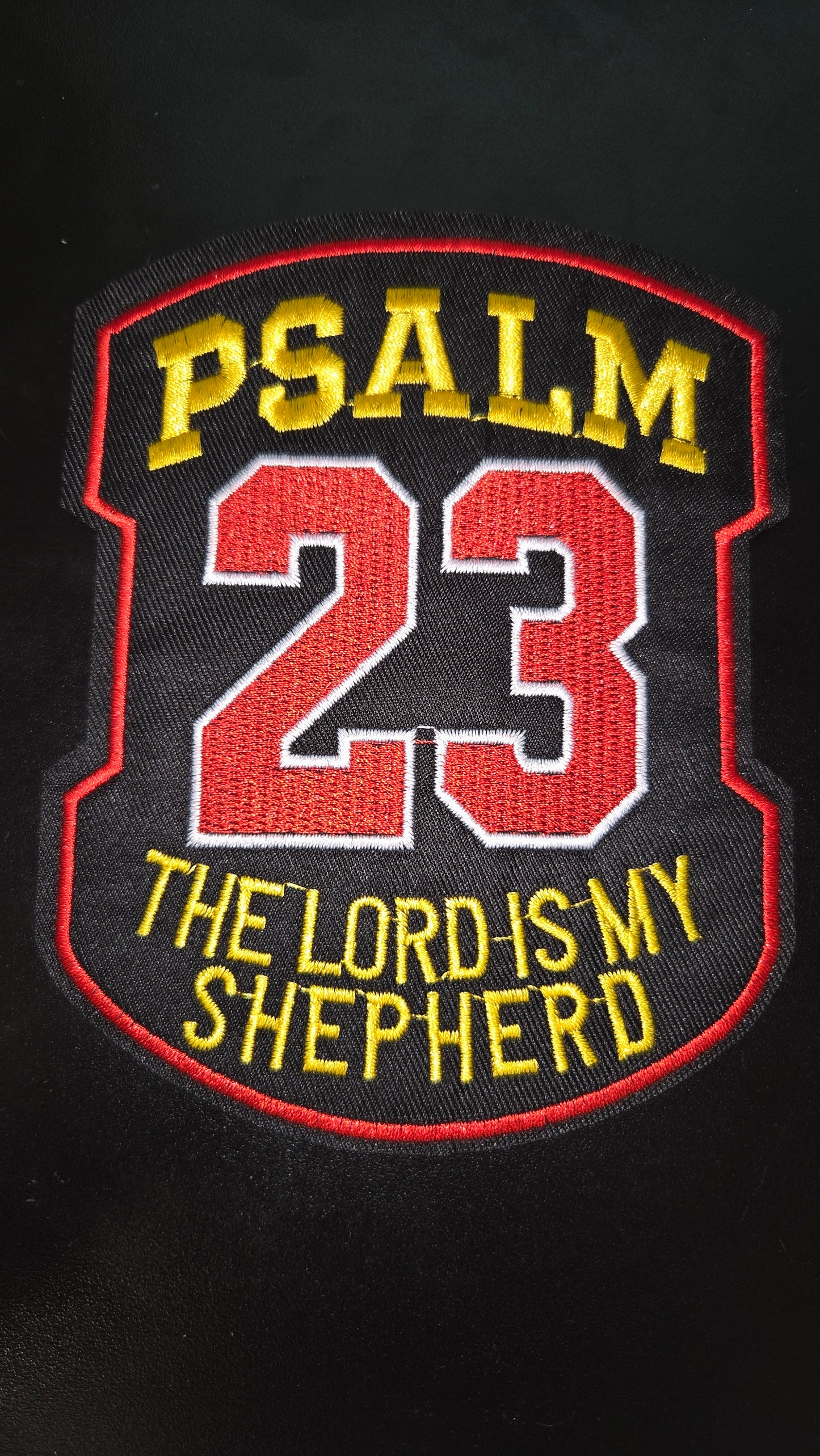 Psalm 23 Iron On Patch
