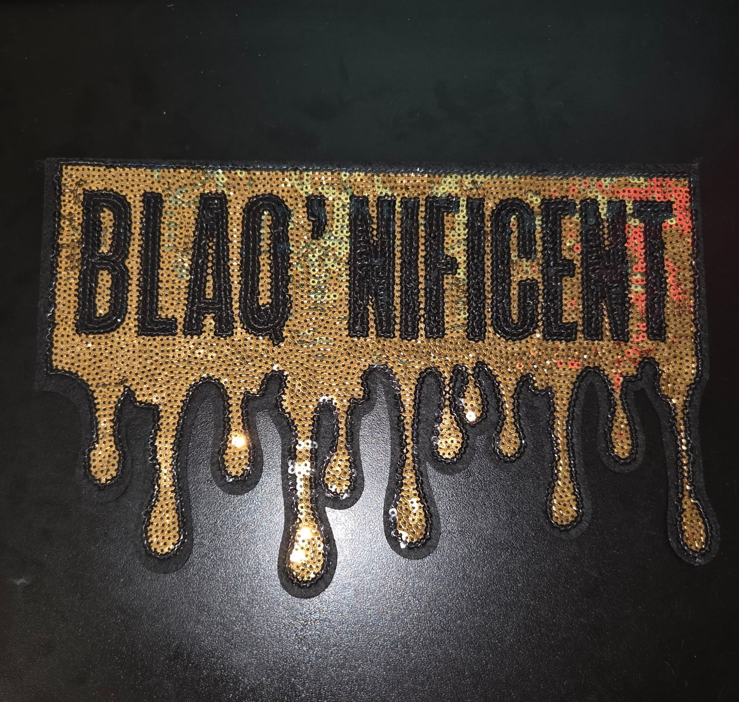 Blaq'Nificent Iron On Patch