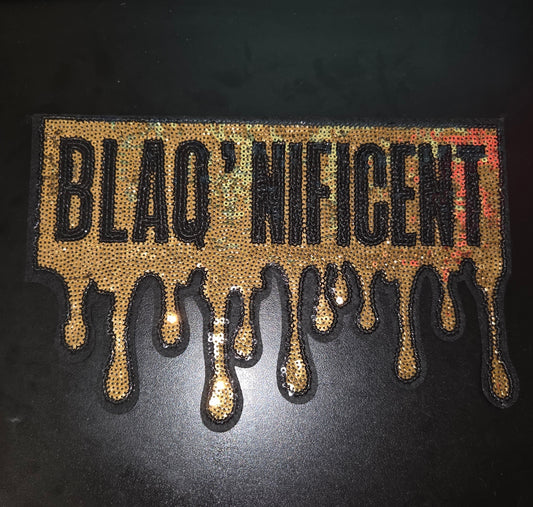 Blaq'Nificent Iron On Patch