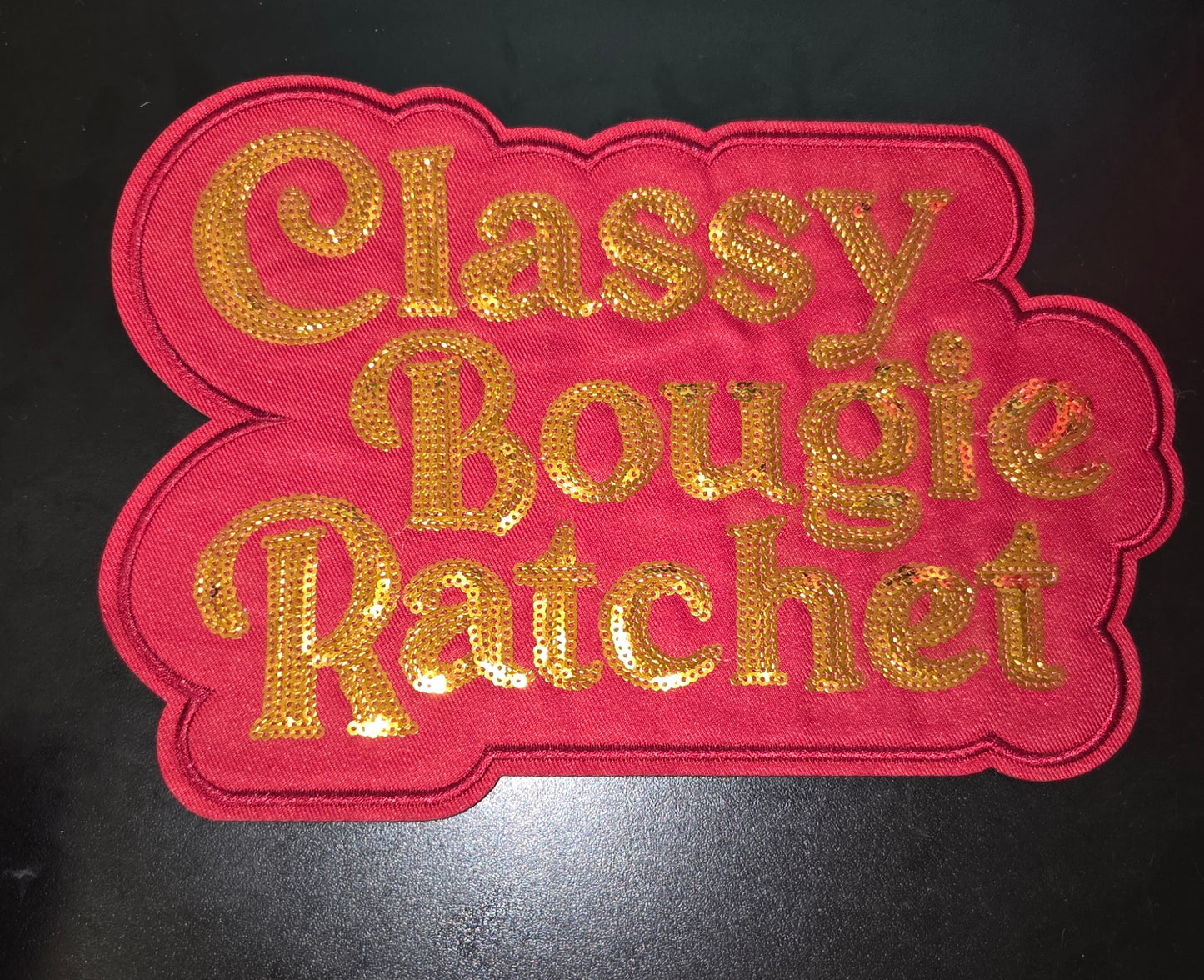 Classy Bougie Ratchet Iron On Patch