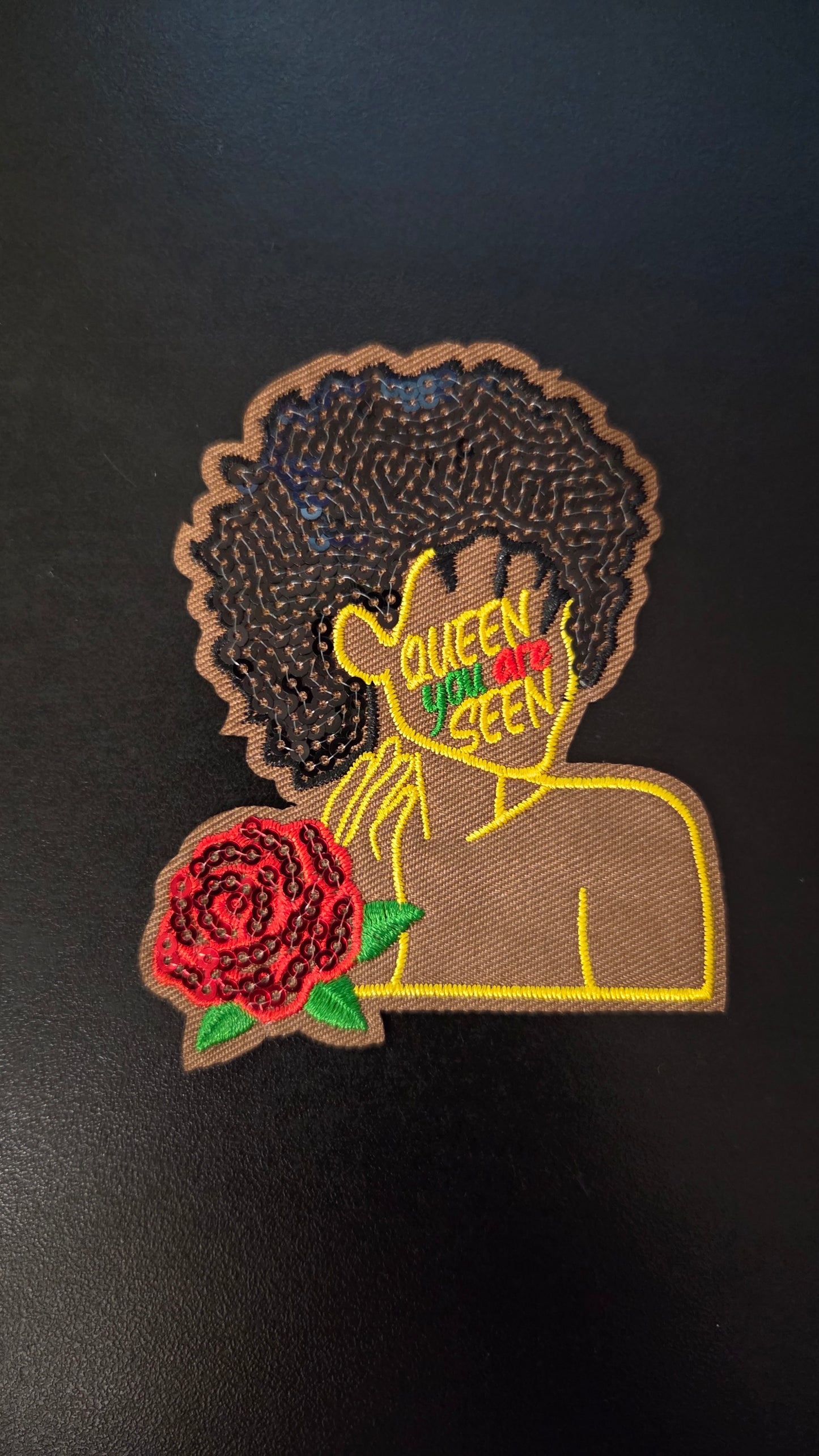 Queen You Are You Seen Iron On Patch