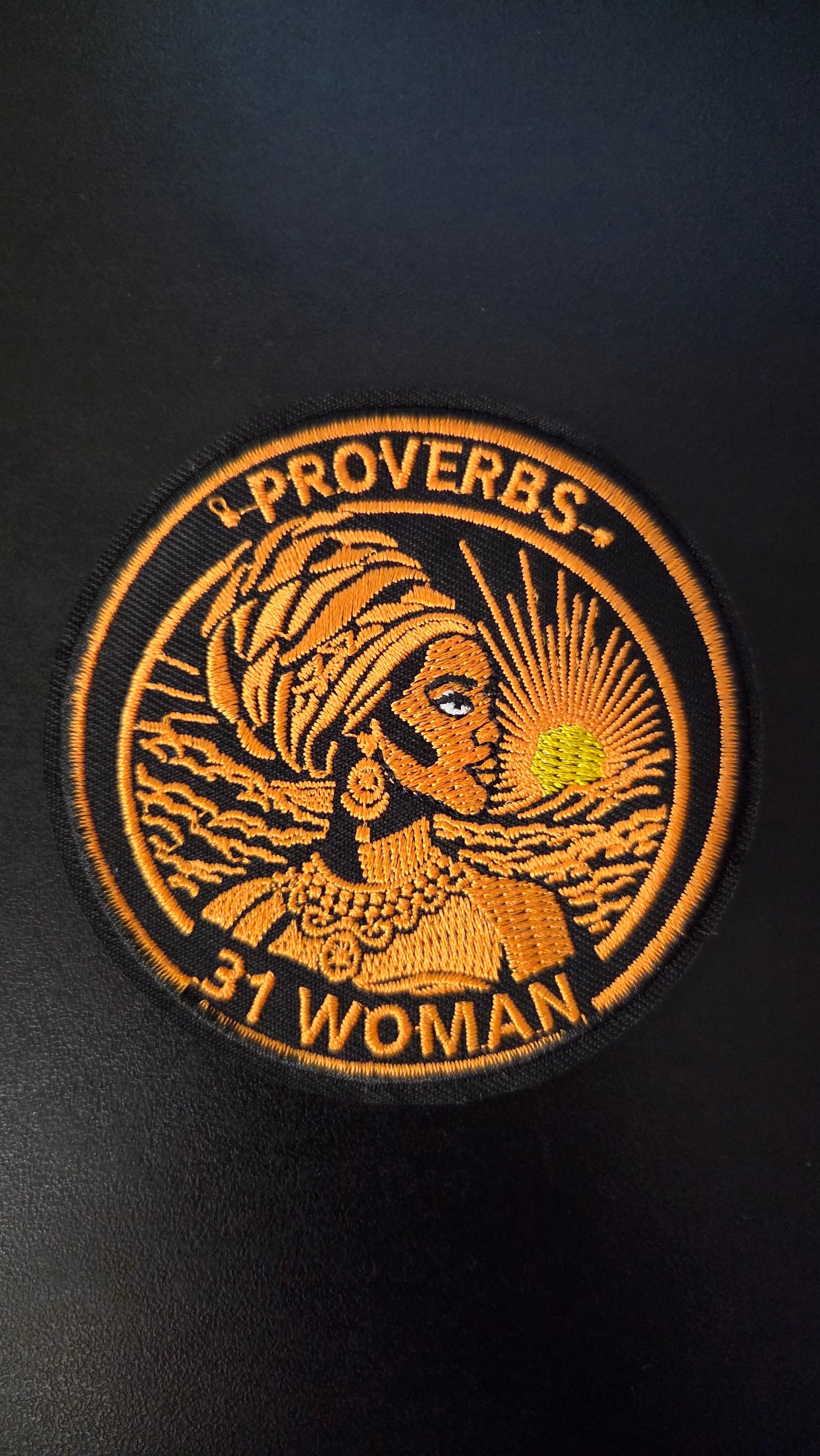 Proverbs 31 Woman Iron On Patch