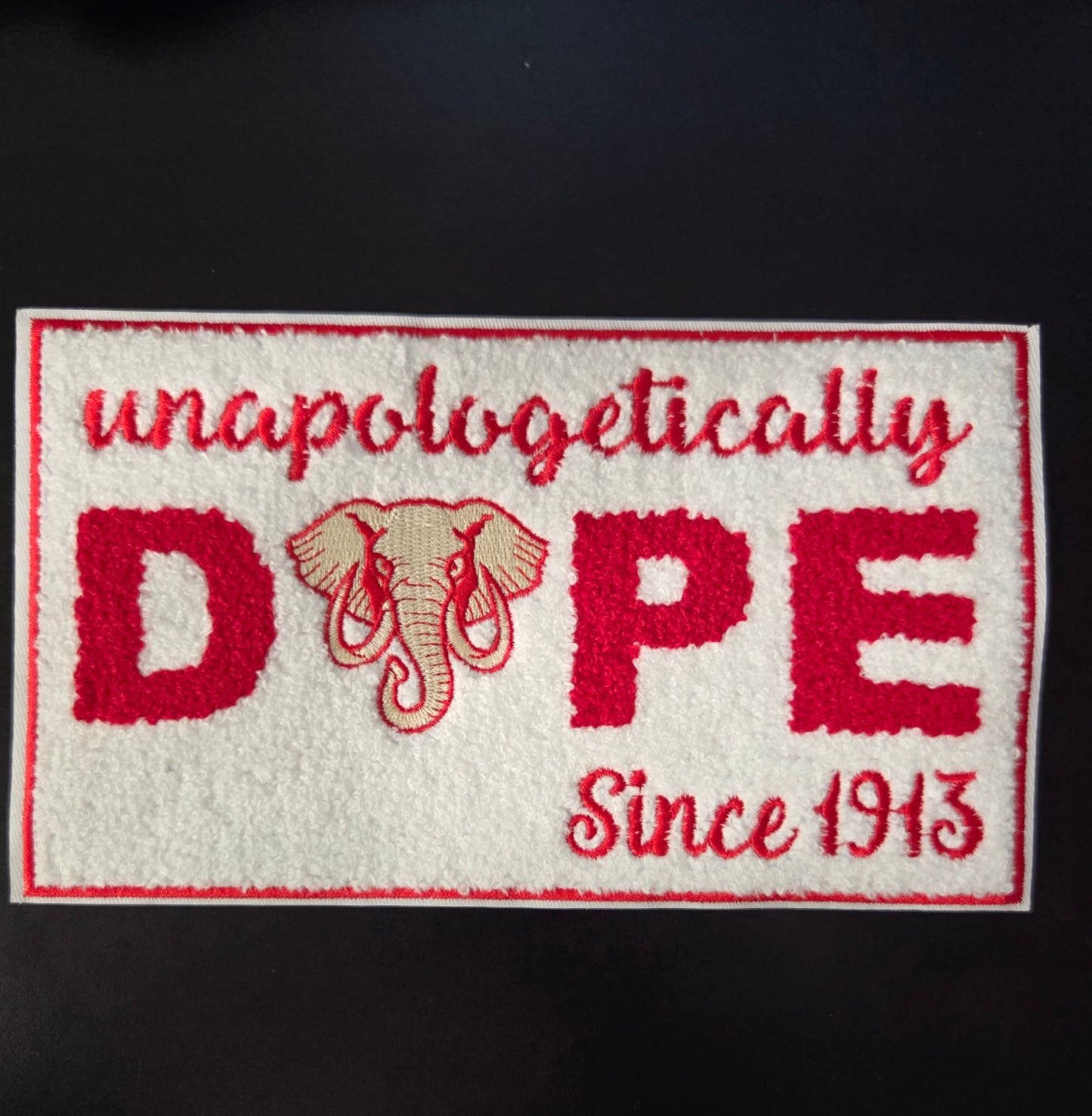 Delta Sigma Theta Dope Iron On Patch