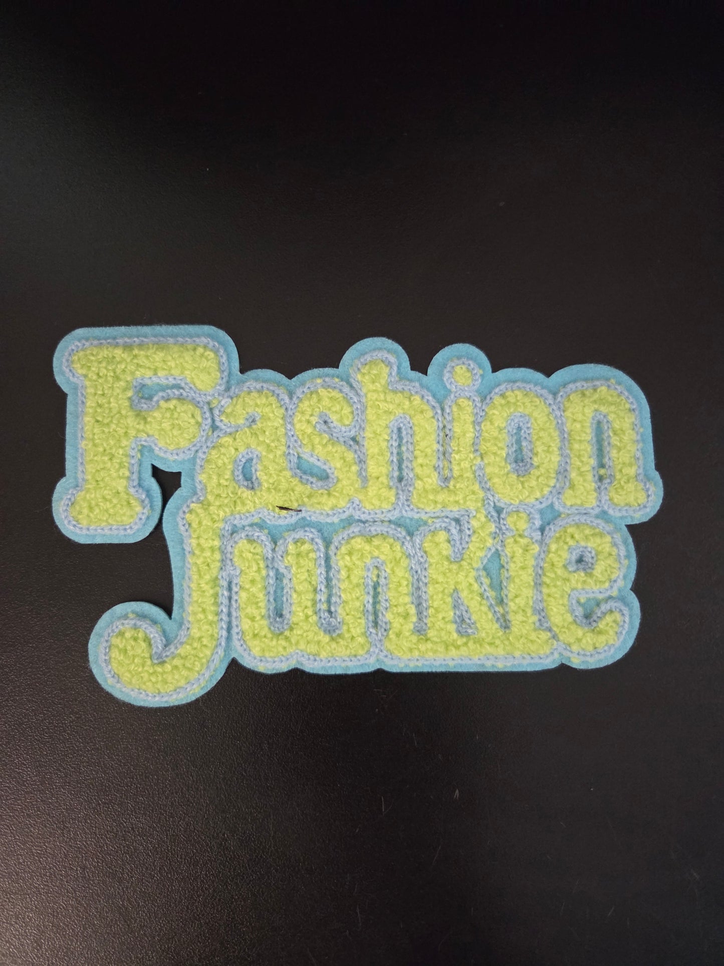 Fashion Junkie Chenille Iron On Patch (Color/Size Options)