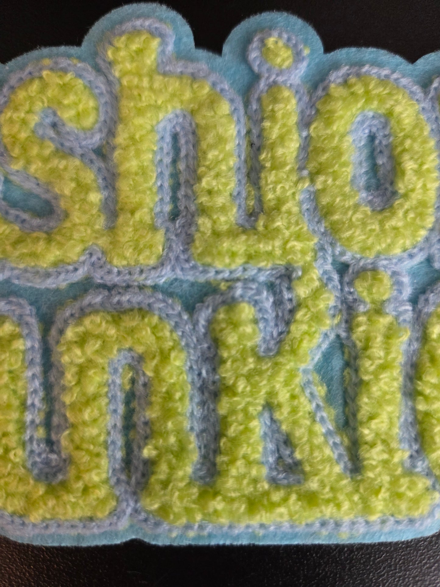 Fashion Junkie Chenille Iron On Patch (Color/Size Options)