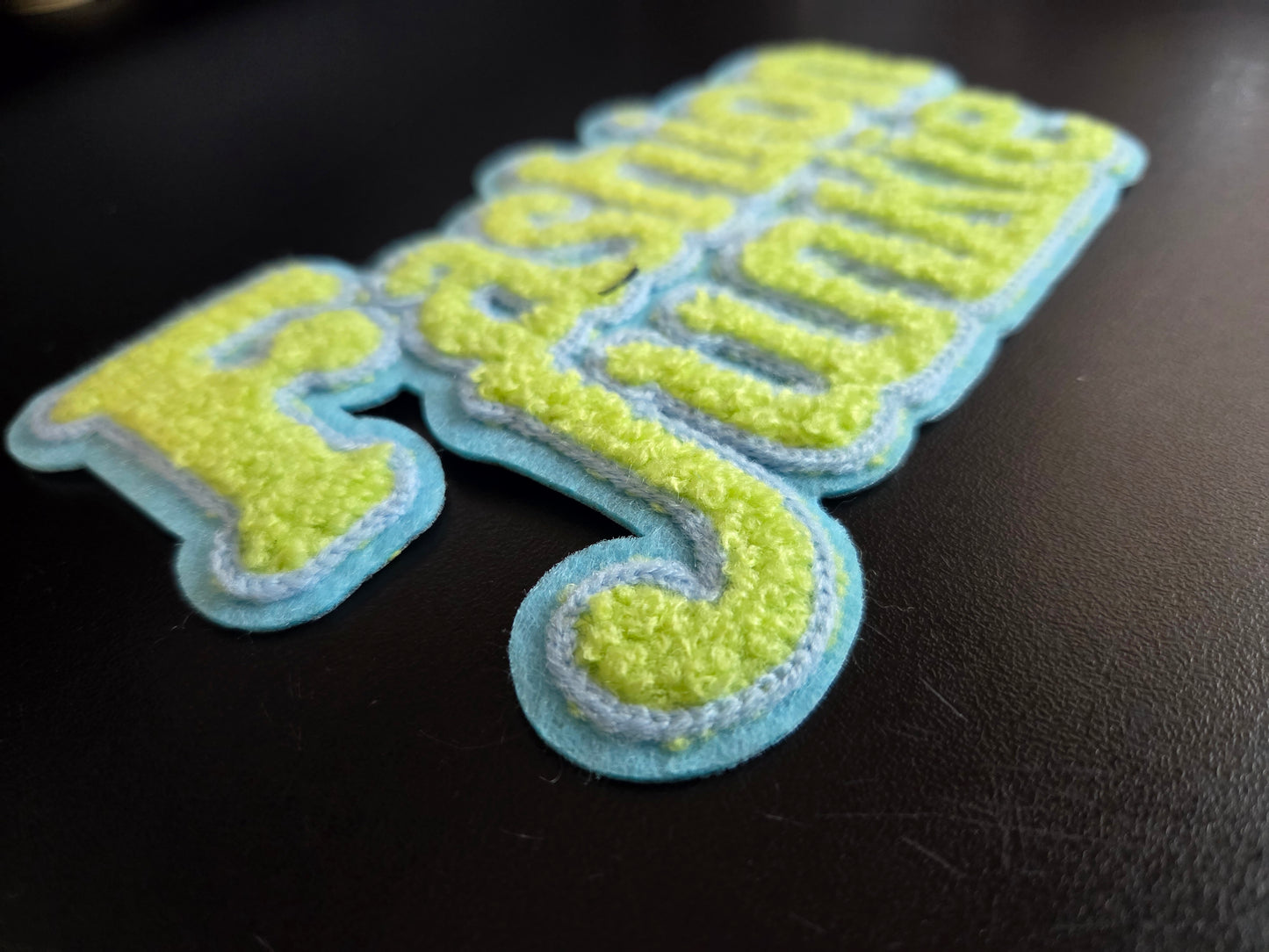 Fashion Junkie Chenille Iron On Patch (Color/Size Options)
