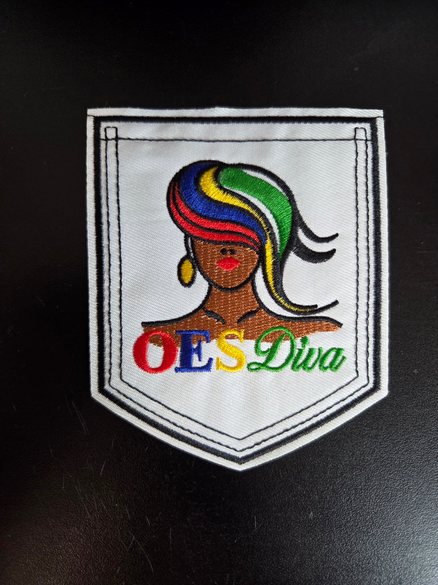 OES Pocket Iron On Patch
