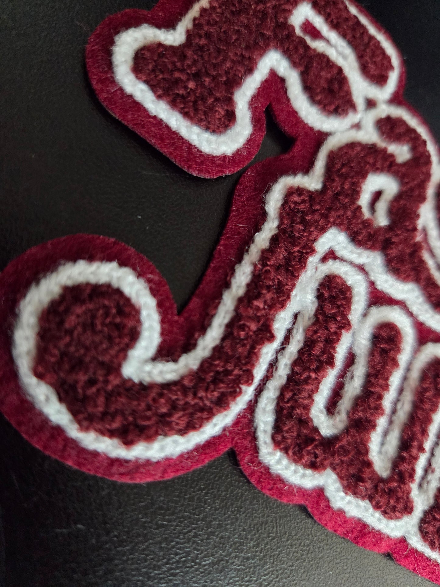 Fashion Junkie Chenille Iron On Patch (Color/Size Options)