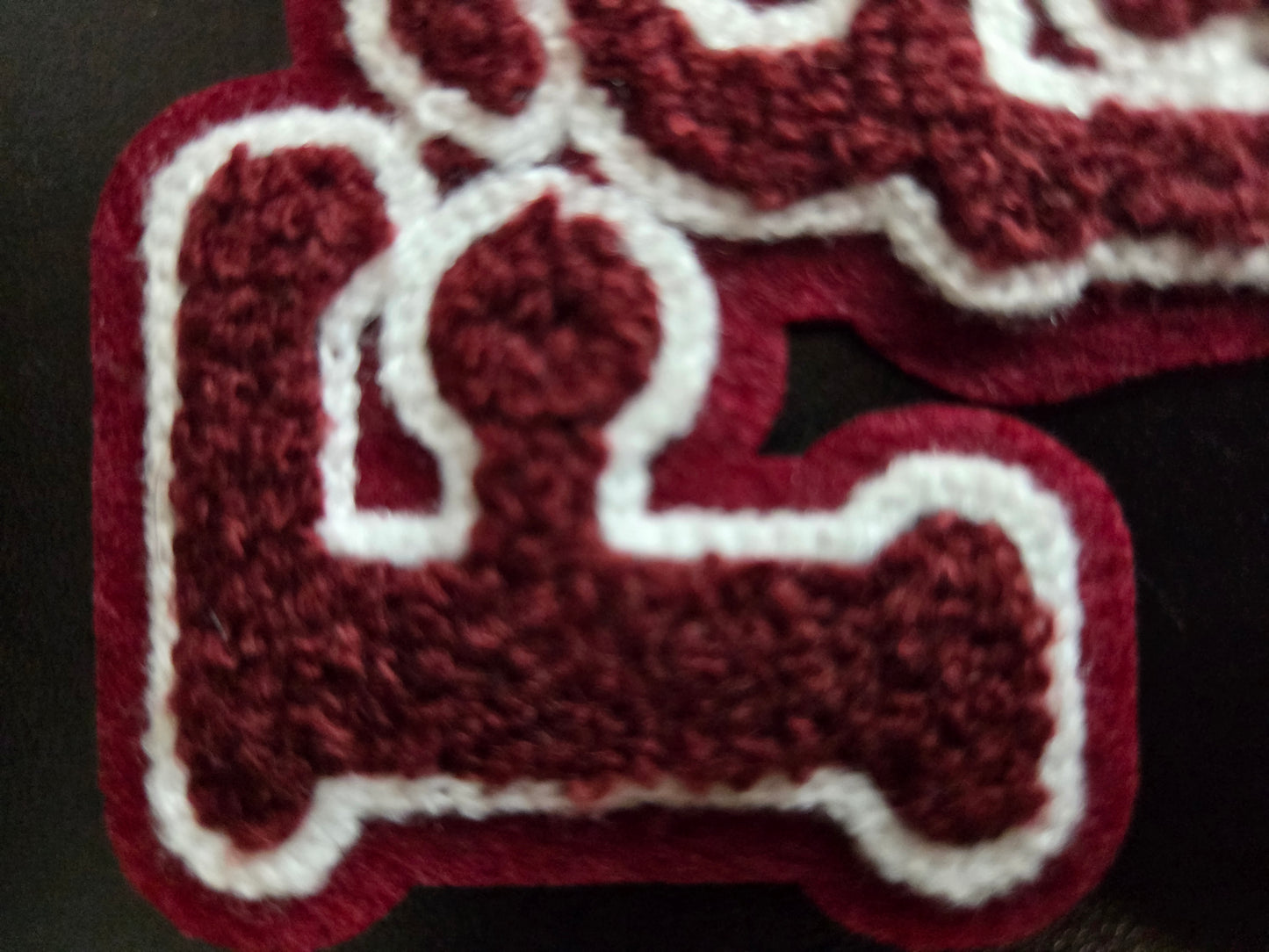 Fashion Junkie Chenille Iron On Patch (Color/Size Options)