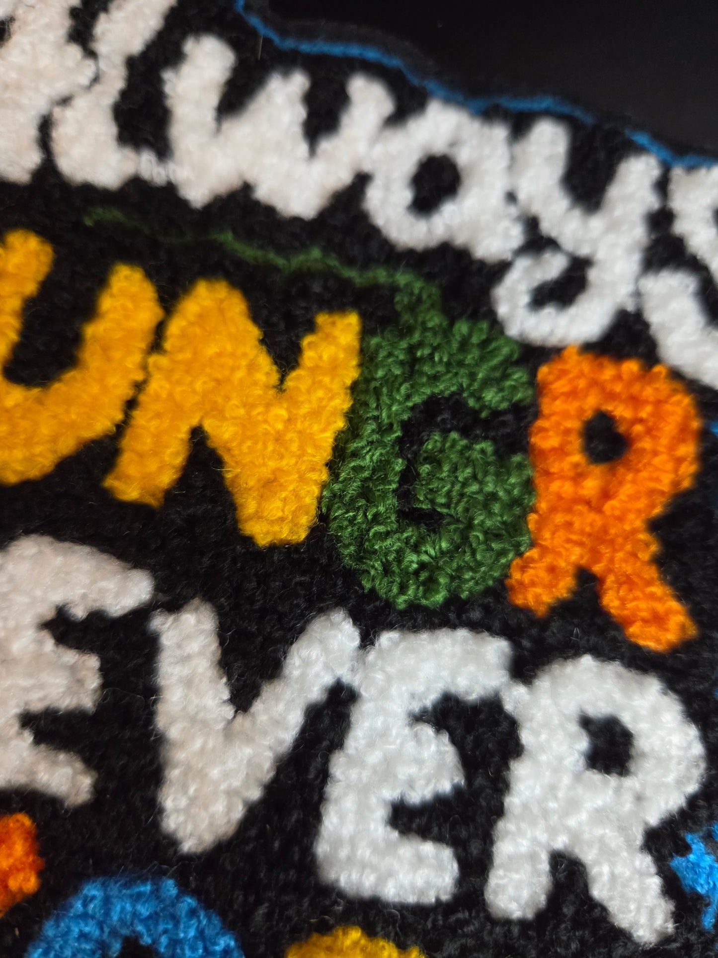 Always Hungry Never Thirsty Iron On Patch