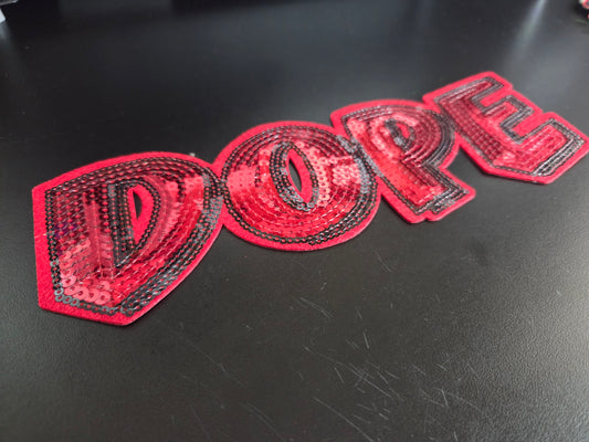 Dope Iron On Patch