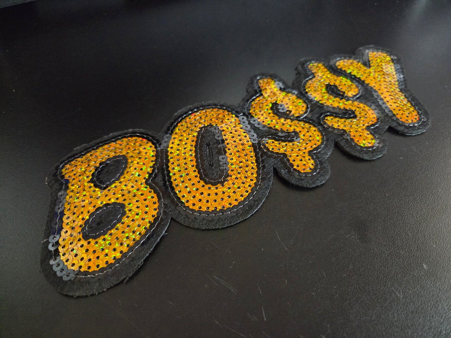 Bossy Iron On Patch (2 colors)