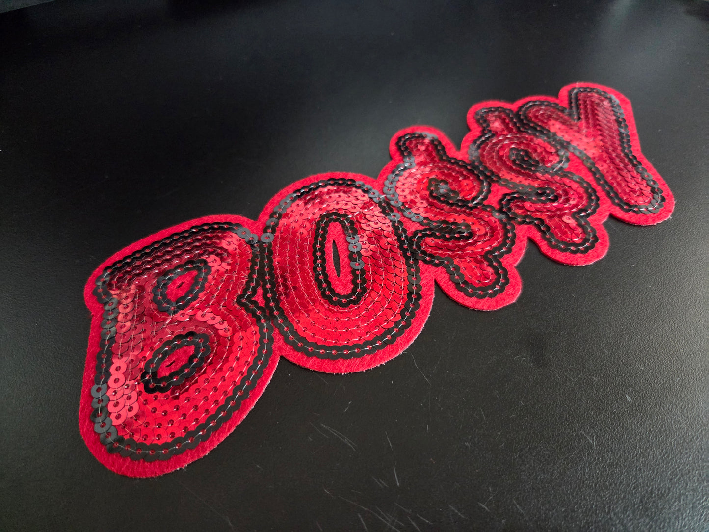 Bossy Iron On Patch (2 colors)