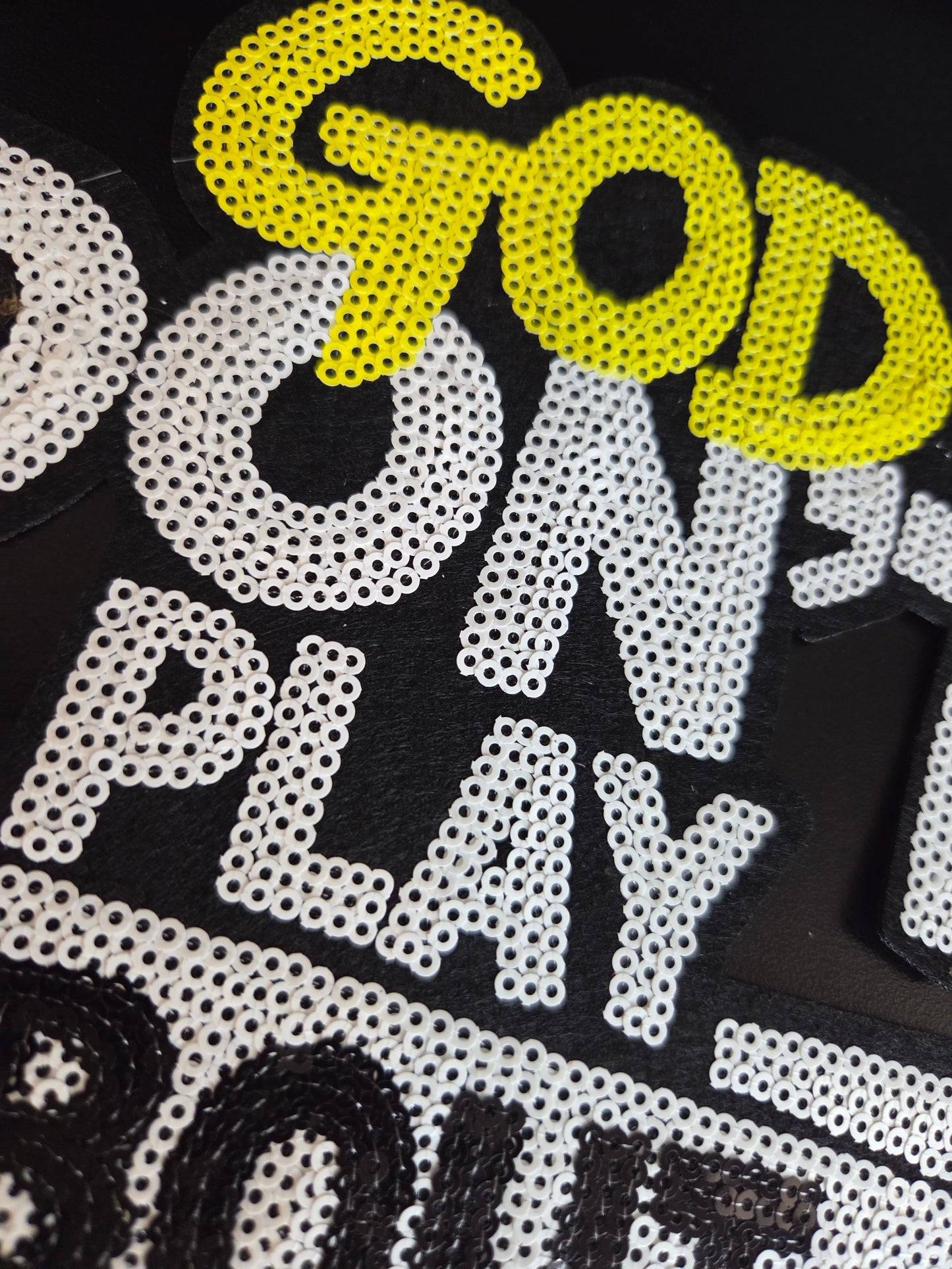 God Don't Play About Me Iron On Patch