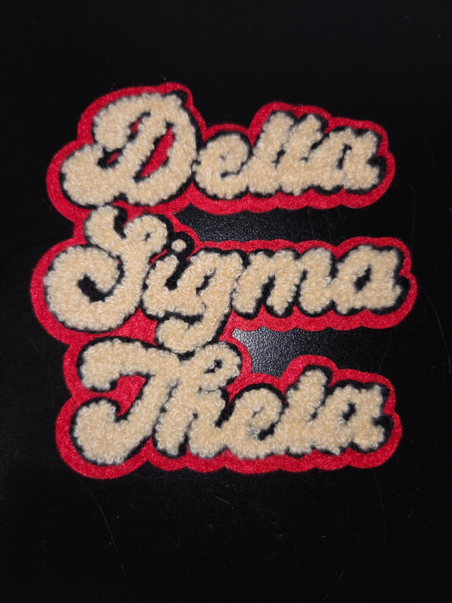 Delta Sigma Theta Chenille Iron On Patch