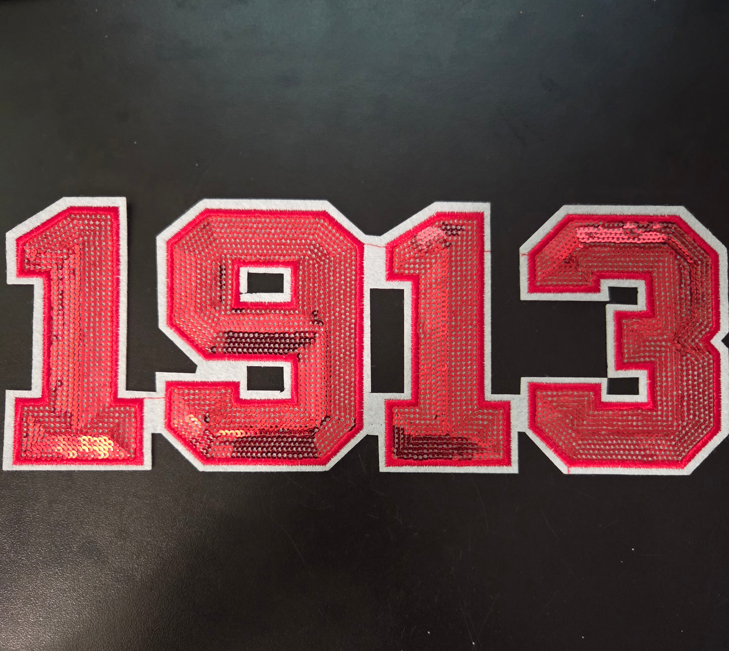 Delta Sigma Theta 1913 Sequin Iron On Patch