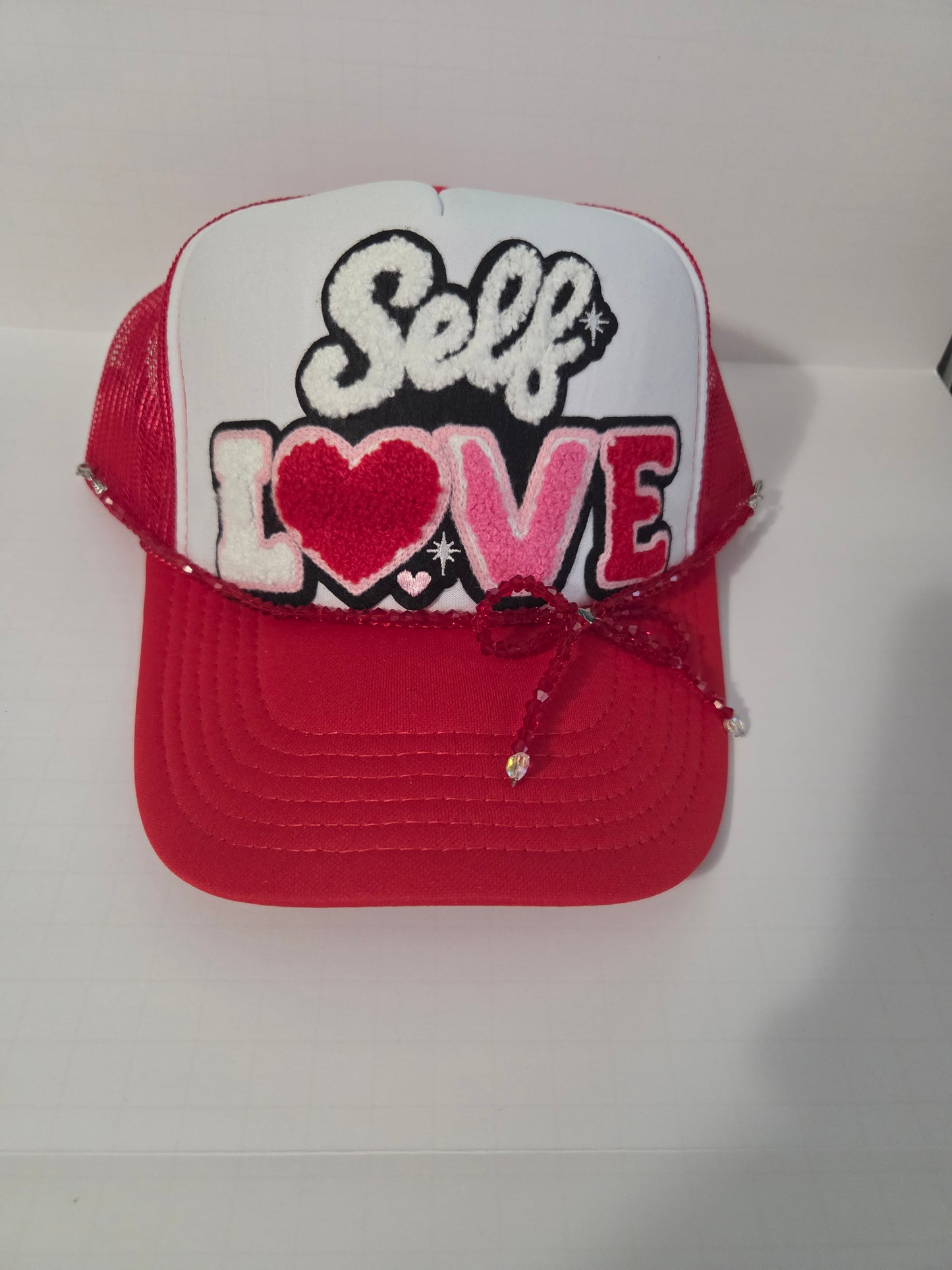 Self Love Red Trucker Hat