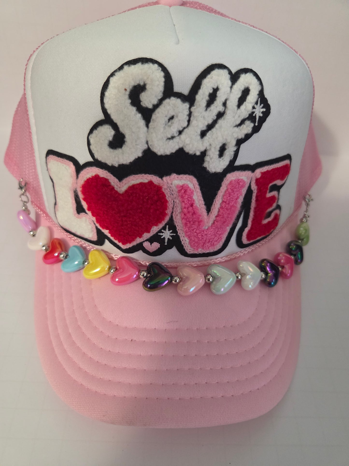 Self Love Pink Trucker Hat