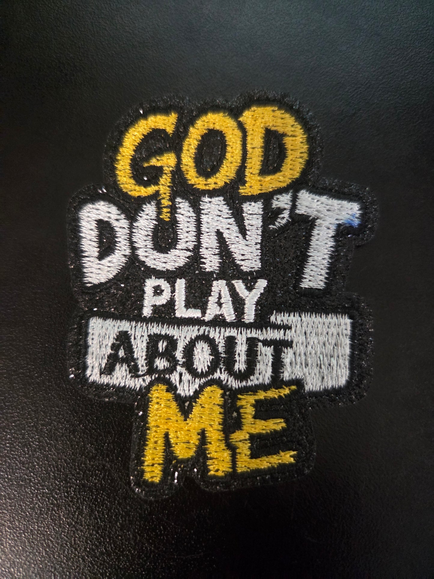 God Don’t Play About Me Patch Set (5-Pack)