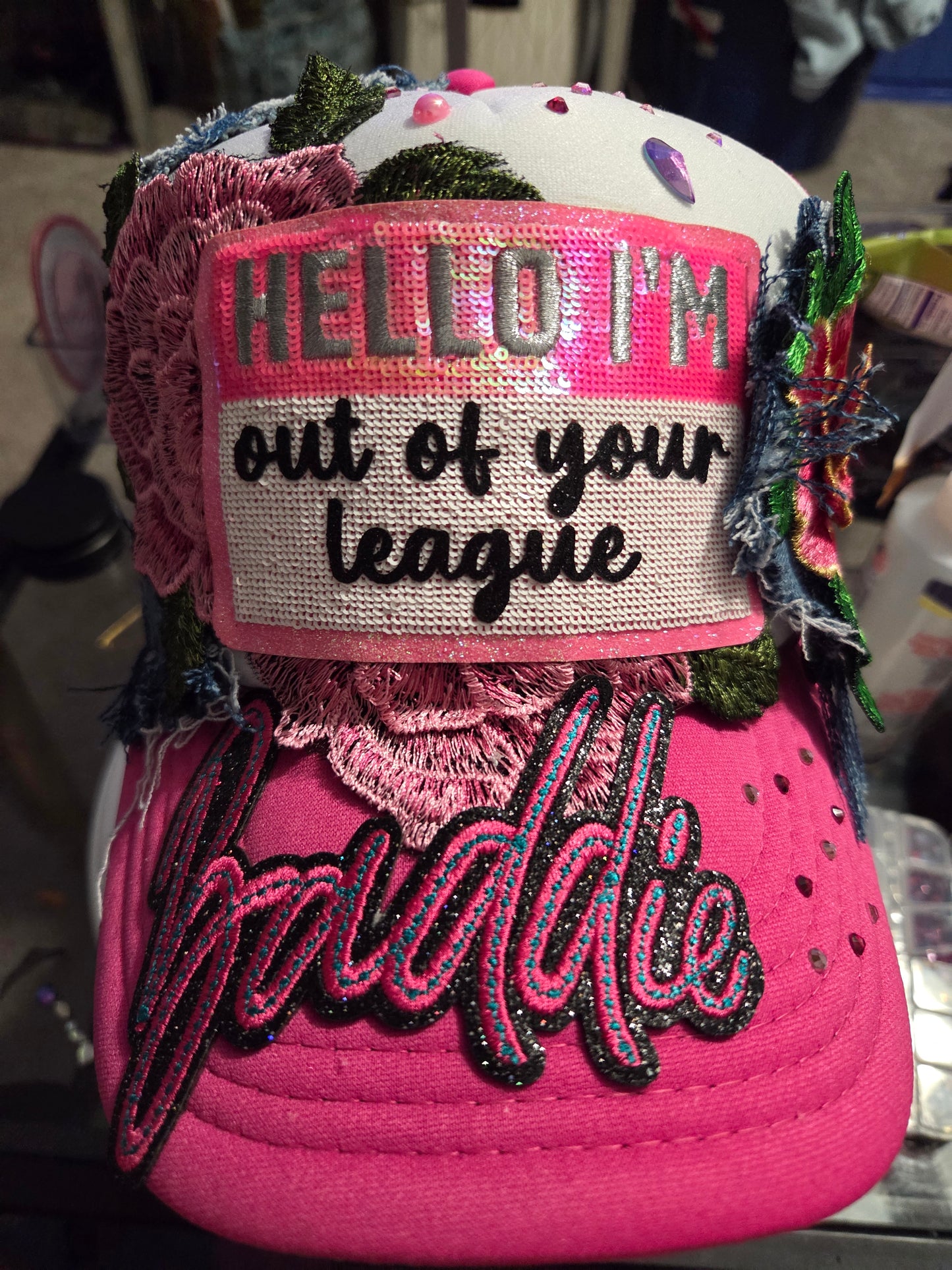 Hello, I'm Out of Your League Trucker Hat