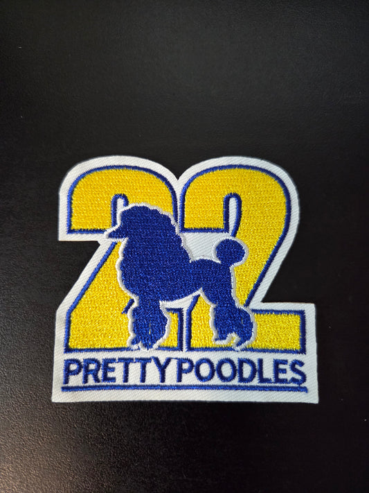 Sigma Gamma Rho 22 Pretty Poodles Iron On Patch