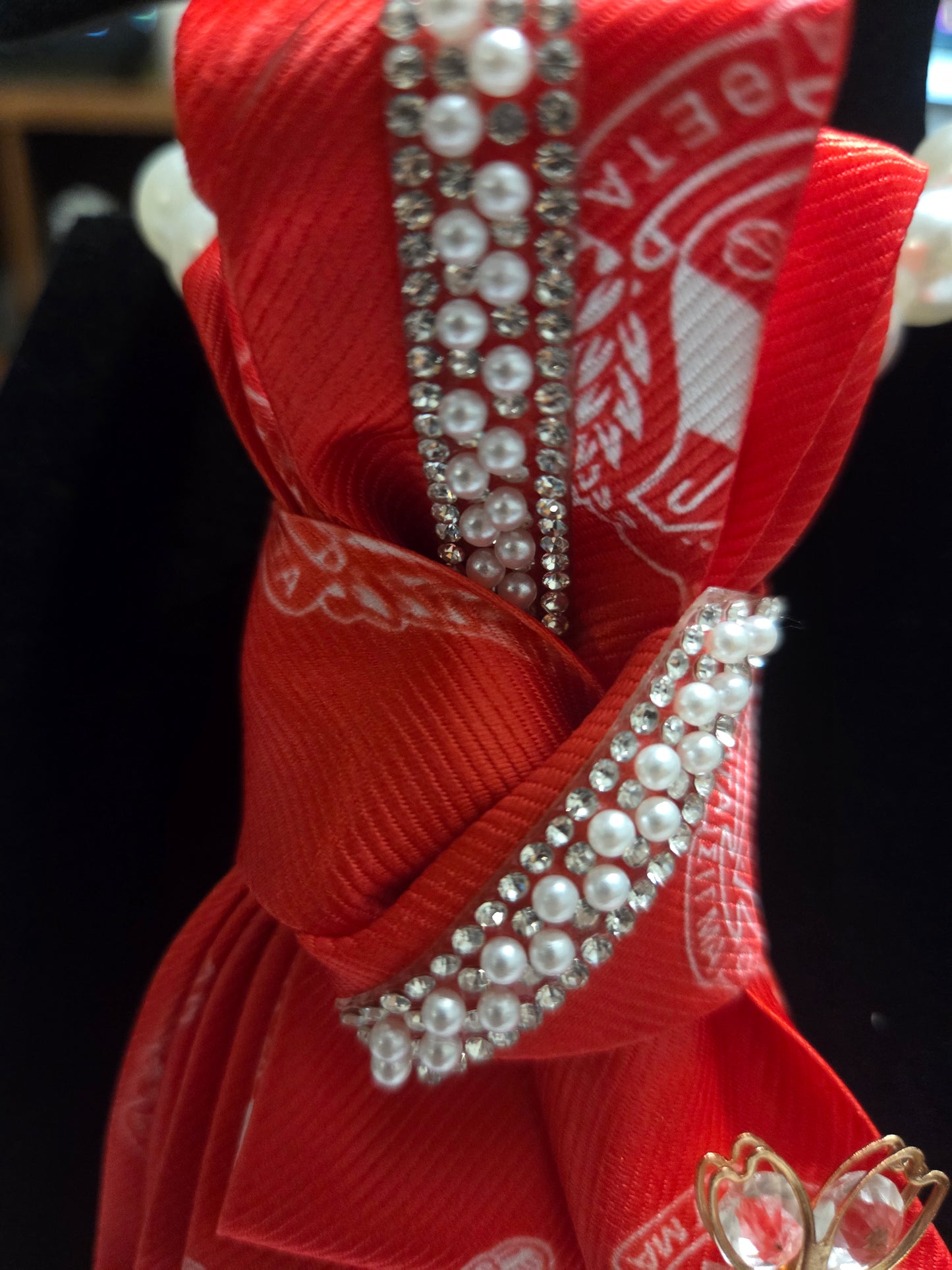 Delta Sigma Theta Crest Designer Tie