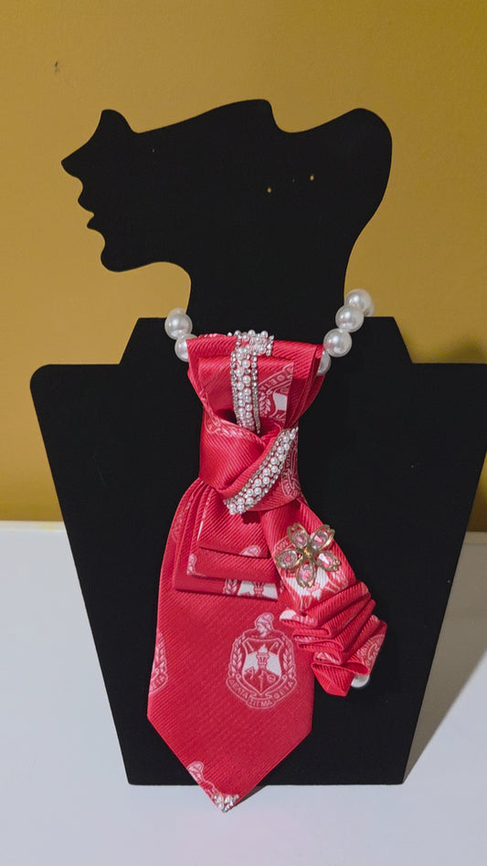 Delta Sigma Theta Crest Designer Tie